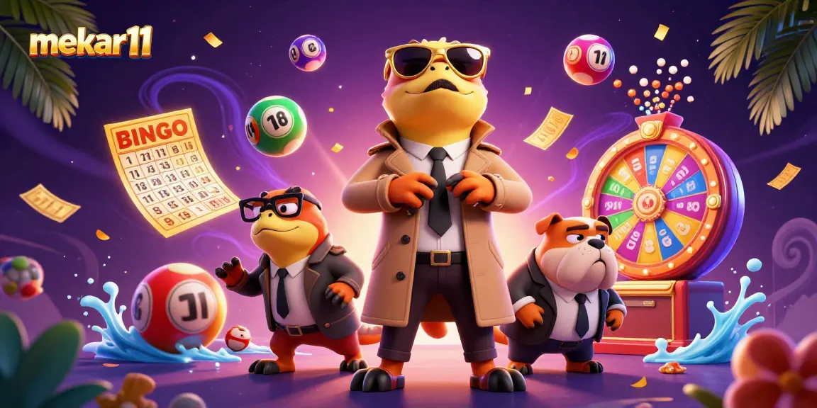 Join three raptors in a trench coat at the mekar11 casino, diving into thrilling lottery excitement.
