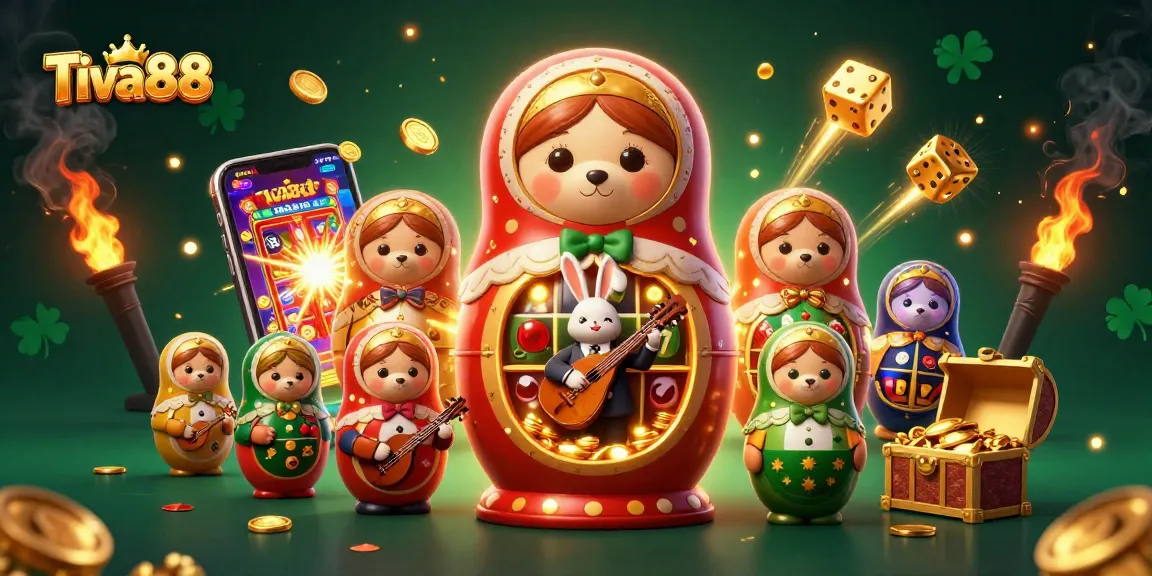 Tiva88 showcases a vibrant casino scene with dazzling jackpots and engaging gameplay elements.