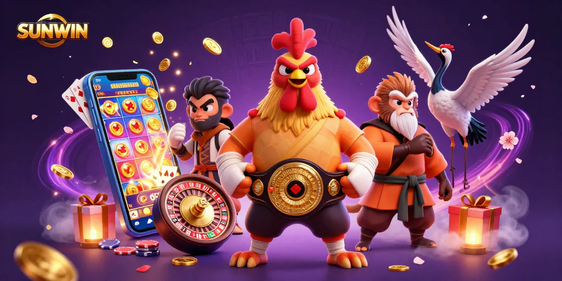 SUNWIN players immerse in excitement with 3D characters, dynamic slot games, and thrilling casino elements.