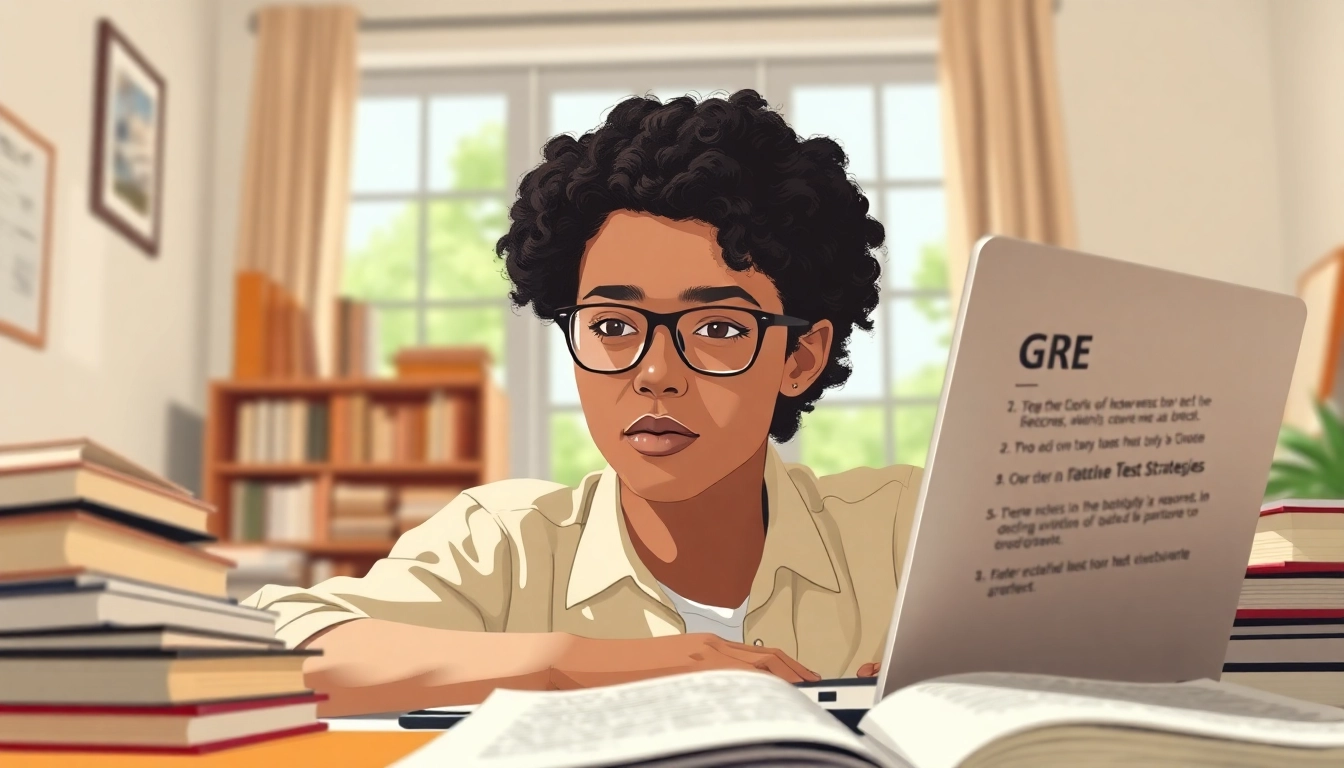 Pay someone to take GRE for me, showcasing a studious environment with a focused student ready for the exam.