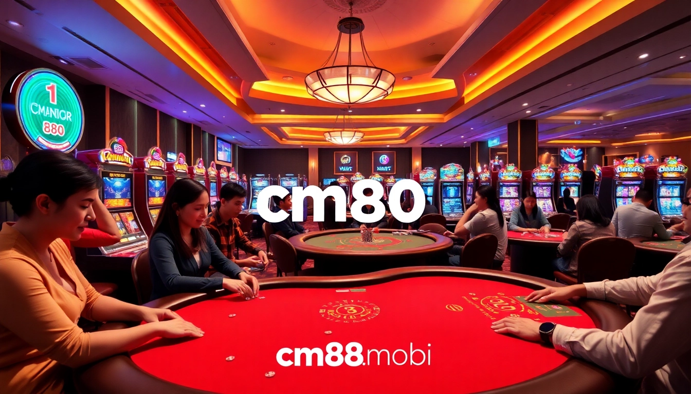 Experience thrilling gambling action at cm88.mobi with vibrant casino games and lively players.