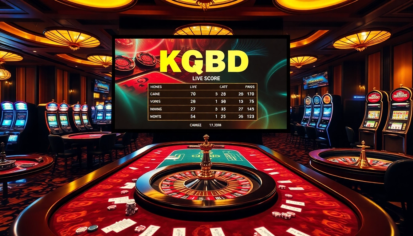 KQBD hôm nay displayed on a luxury casino screen with vibrant live scores and detailed betting insights.