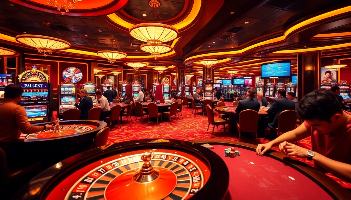 Rasakan sensasi perjudian di aurendezvousdesamis.com dengan adegan kasino yang menarik menampilkan roulette, mesin slot, dan poker.