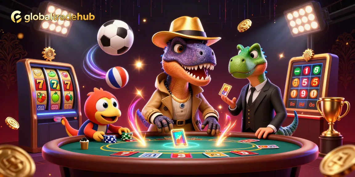Win big at globaltradehub with captivating 3D casino characters in action.