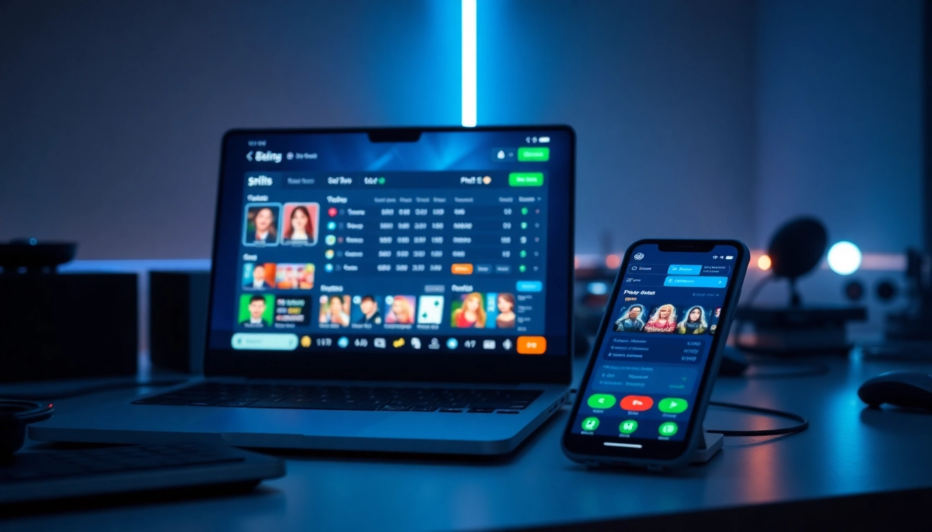 TTPTP online betting platform interface showcasing innovative gaming experience on laptop and smartphone.