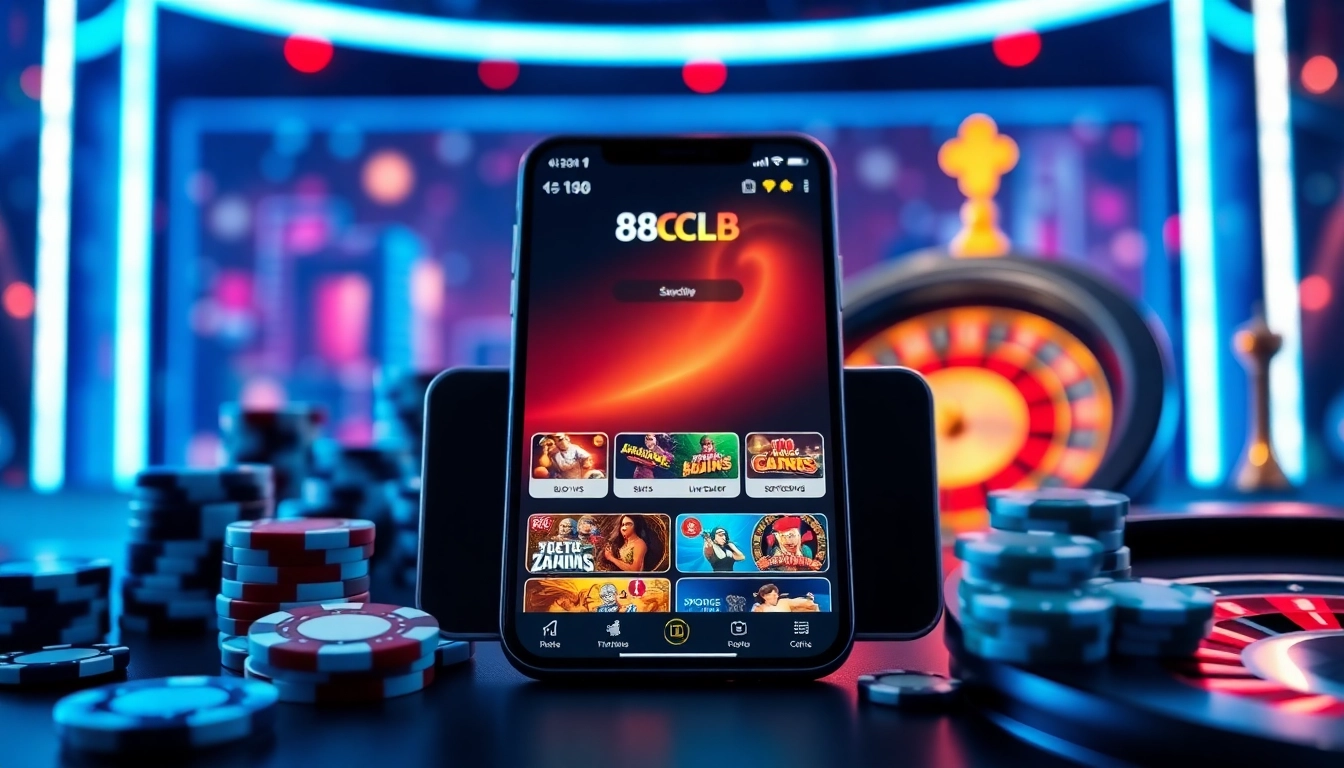 Experience the thrilling world of online gaming with 88clb's modern casino interface and gaming options.