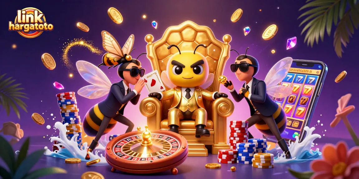 Experience the excitement of online gaming and lucky wins with link hargatoto in a vibrant casino scene.