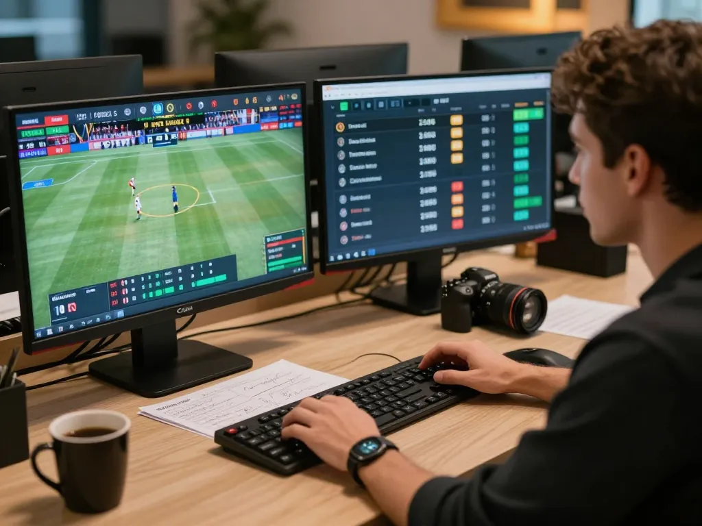 Betting on live sports with c168-co in a modern setup, placing strategic bets