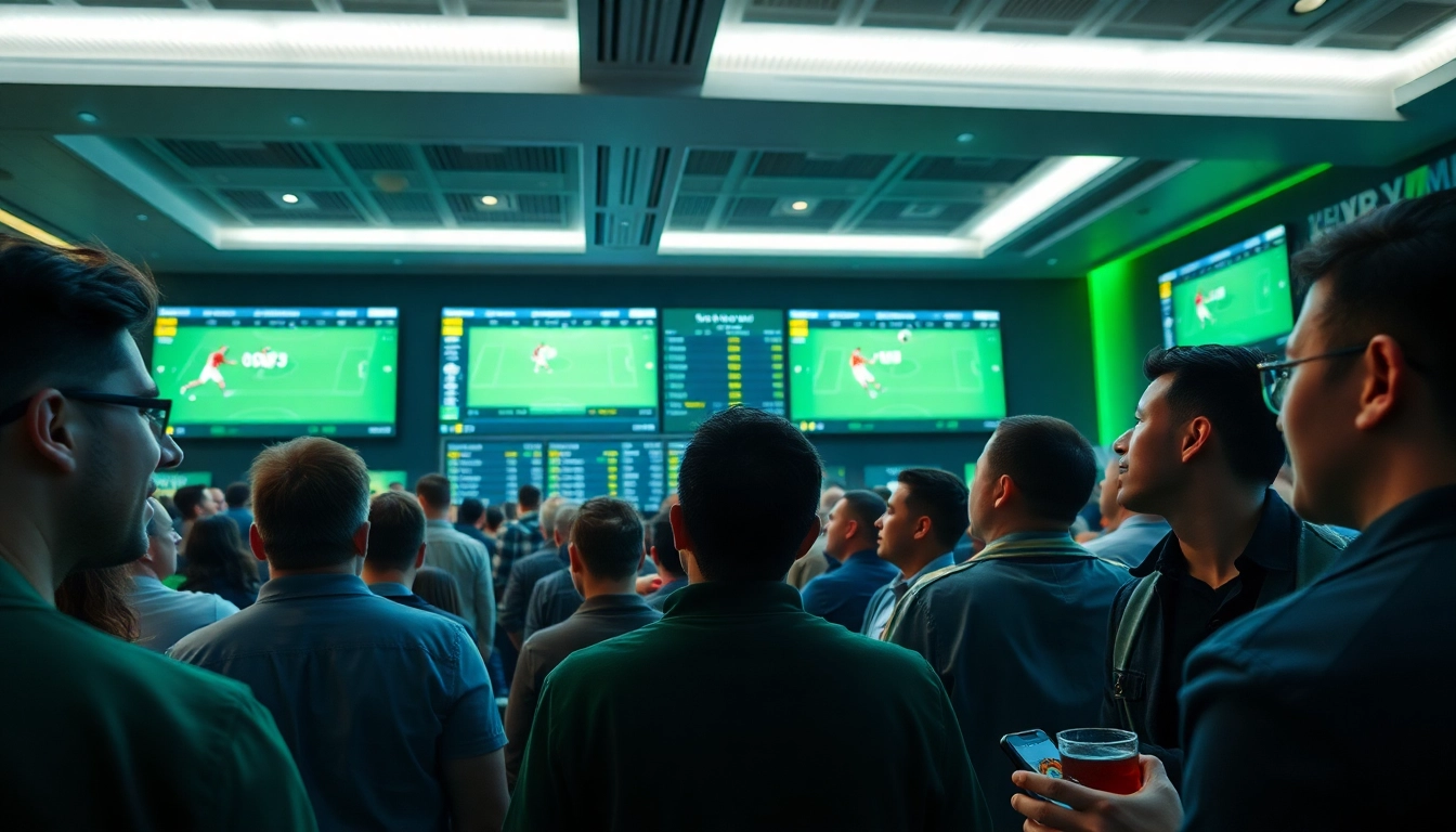 Experience live sports betting with keonhacai.gold in a vibrant, modern setting.