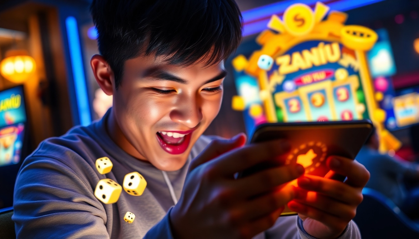 Exciting online gaming experience on https://sunwinw.com with enthusiastic player engaging with Tài Xỉu game.