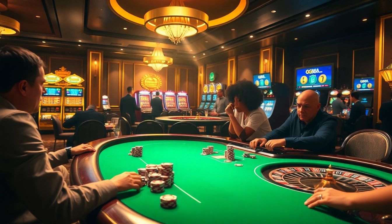 Engage in thrilling poker at an elegant table with odds from https://gg88.gold/ showcasing luxury and excitement.