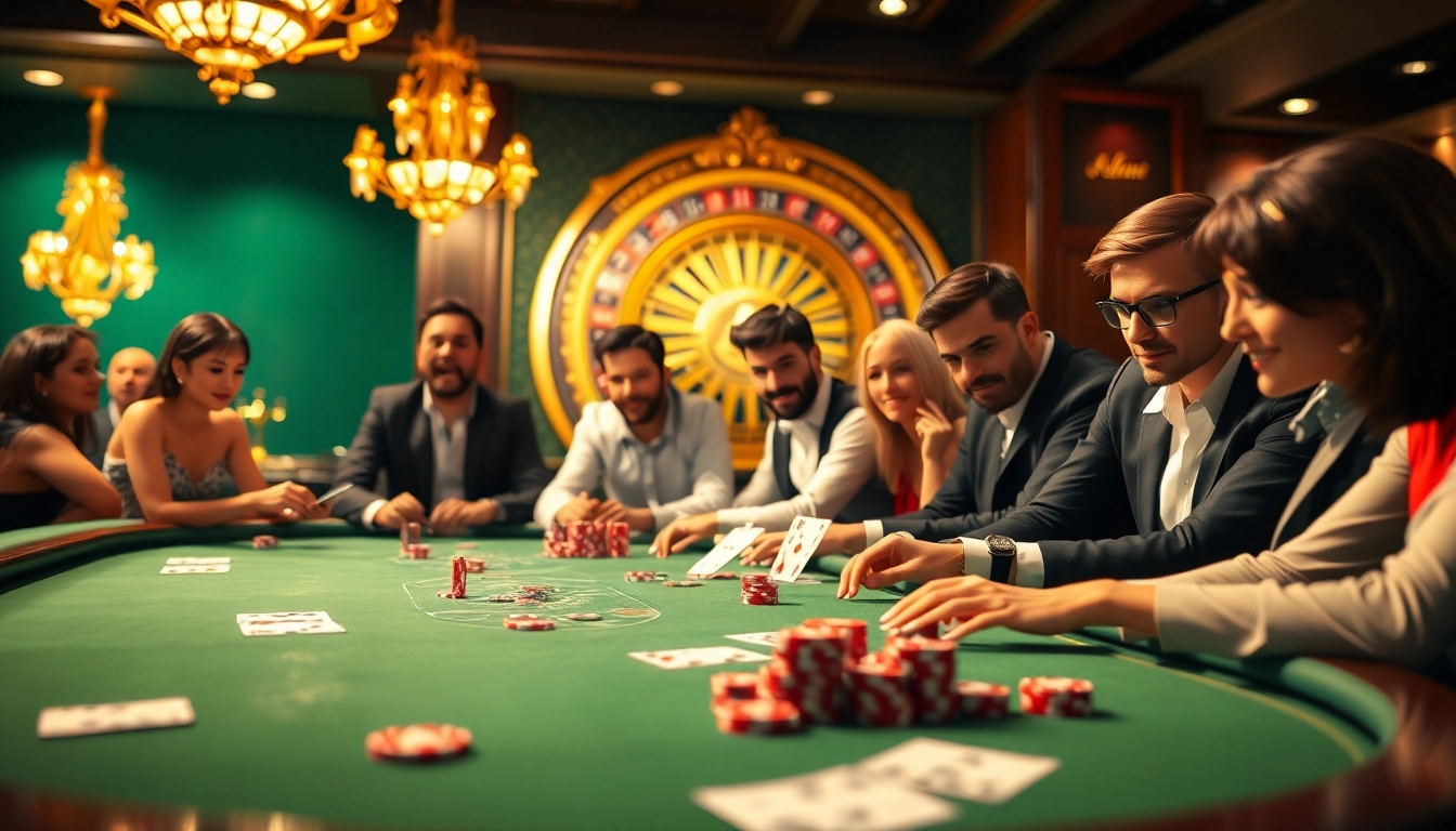 Découvrez l'excitation du casino en ligne avec des jetons de poker colorés et une roulette en action.