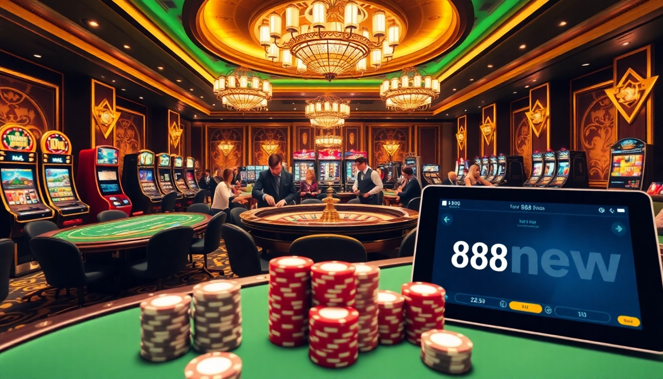 Engage in thrilling casino games at 888new, featuring luxury slots, stunning roulette, and dynamic poker.