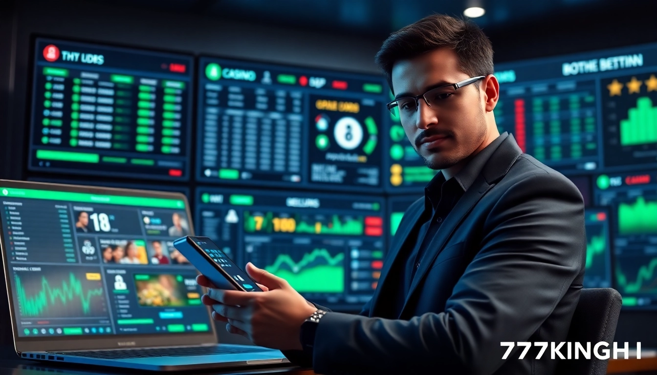 79king hn: Secure online betting dashboard with live odds and modern UI
