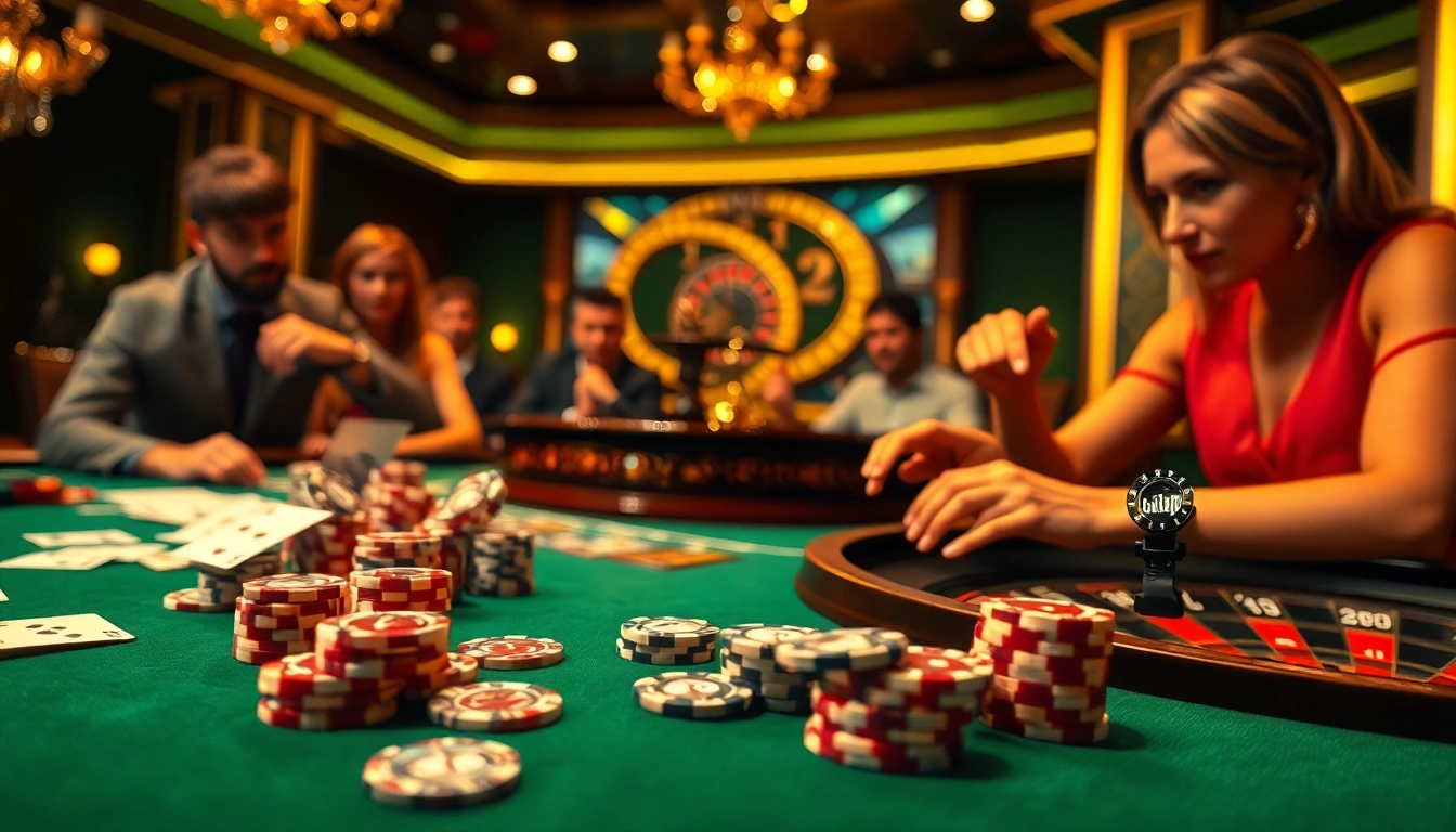 Experience thrilling poker action at a confident table highlighting gilajp casino vibes.