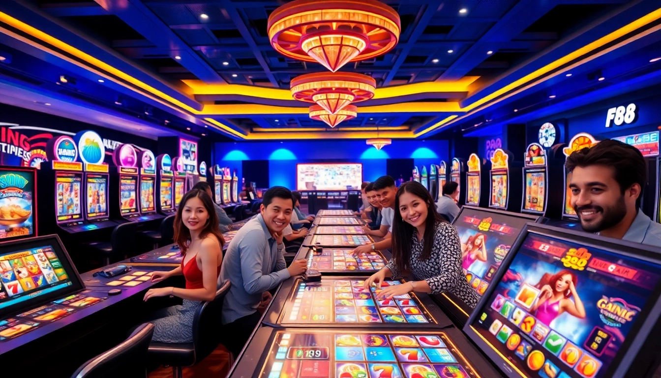 Engaged players enjoying immersive games at https://fb888.us/ online casino.