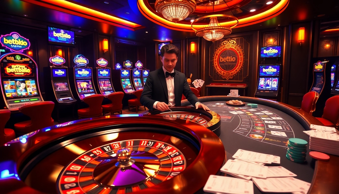 Experience the thrill of online gambling at bet88vn.bio with a luxurious casino atmosphere.