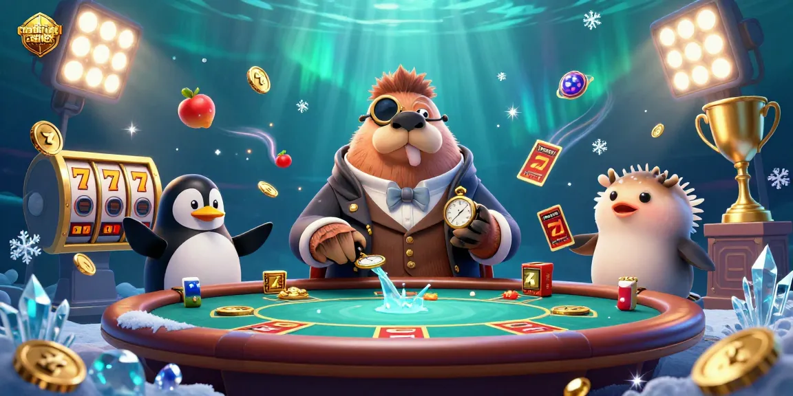 Experience vibrant card games at credit card casinos with animated characters and sparkling elements.