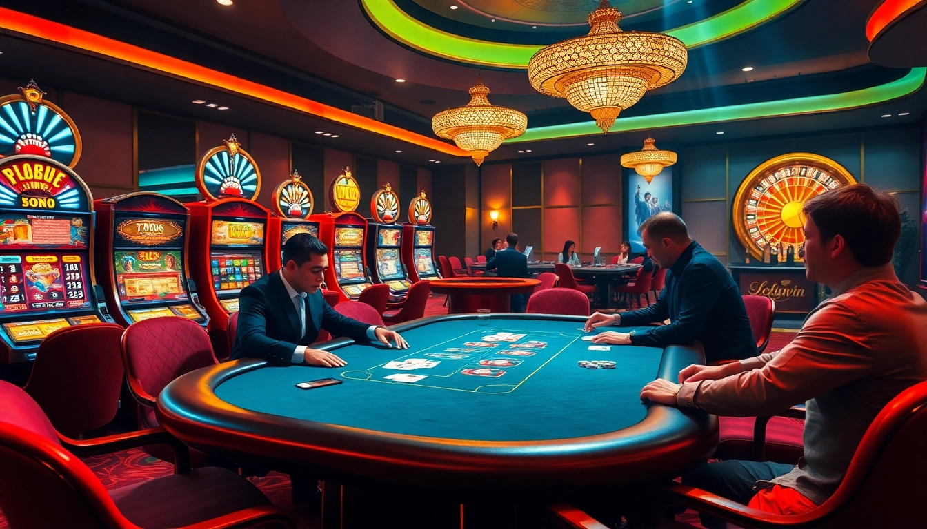 Experience the thrill of winning at https://luckywin.fan/ with a luxurious casino game setting.