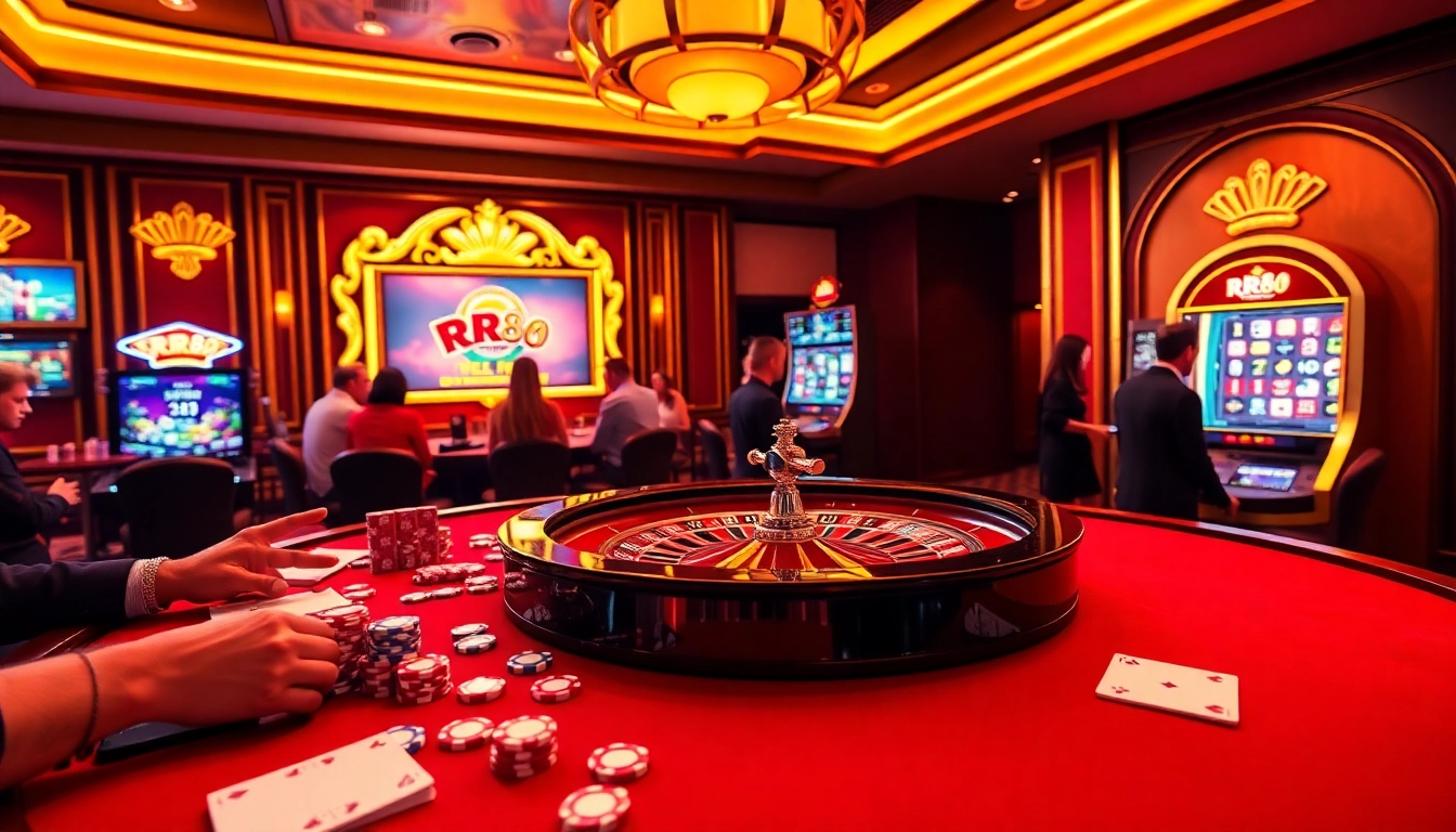 Experience thrilling bets at RR88 with vibrant casino games and online gambling excitement.