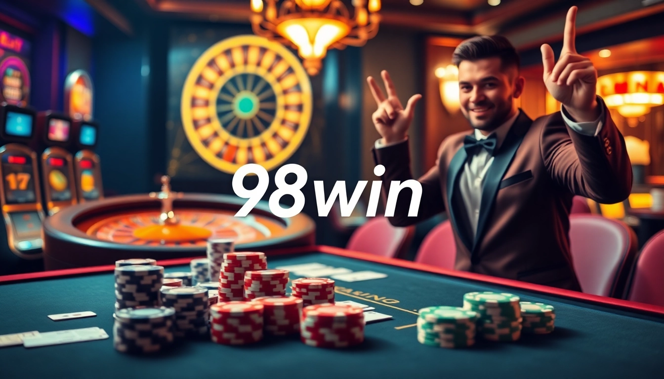 Experience 98win đăng nhập with an exciting online casino scene full of vibrant games and joyous players.