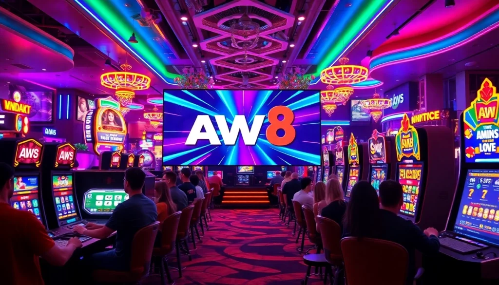 Aw8 เสนอประสบการณ์คาสิโนออนไลน์ที่มีสีสันและน่าสนใจในบรรยากาศที่มีชีวิตชีวา
