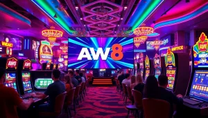 Aw8 เสนอประสบการณ์คาสิโนออนไลน์ที่มีสีสันและน่าสนใจในบรรยากาศที่มีชีวิตชีวา