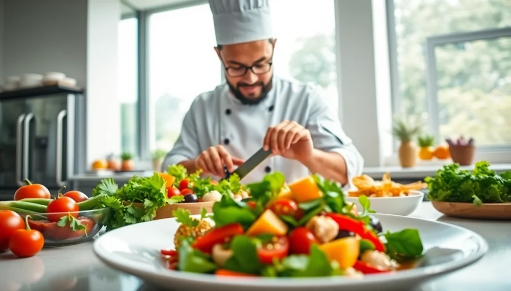 Kochen mit Leidenschaft: https://foodies-magazin.de zeigt feine Zutaten in einem modernen Küchendesign.