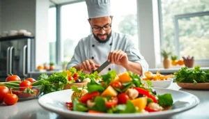 Kochen mit Leidenschaft: https://foodies-magazin.de zeigt feine Zutaten in einem modernen Küchendesign.