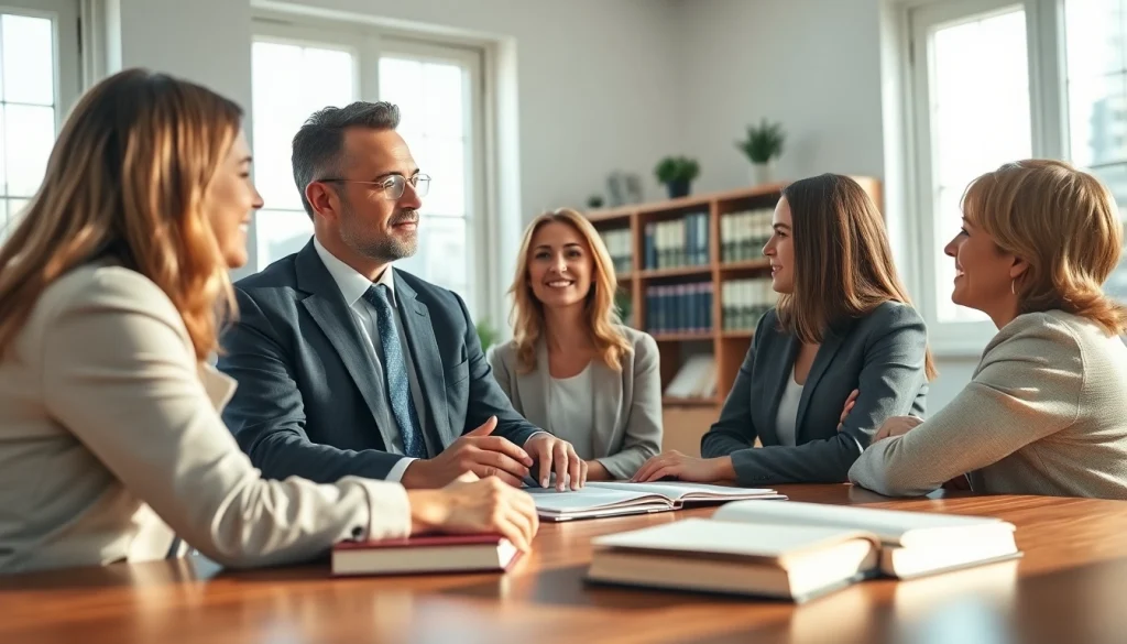 Engaging lawyer-client consultation at https://www.aafloridalawyer.com with focused expressions.