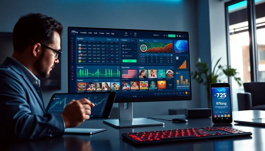 79king online gaming dashboard showcasing trusted betting platform and mobile app
