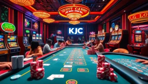 KJC AC 3 immersive casino experience with thrilling tables, dice, and slot machines.