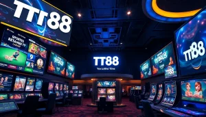 TT88 online gaming platform showcasing vibrant betting options in a modern, engaging interface.