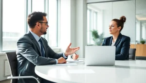 Consulting session at https://www.steinhardtlawfirm.com showcasing a dedicated lawyer assisting a client.