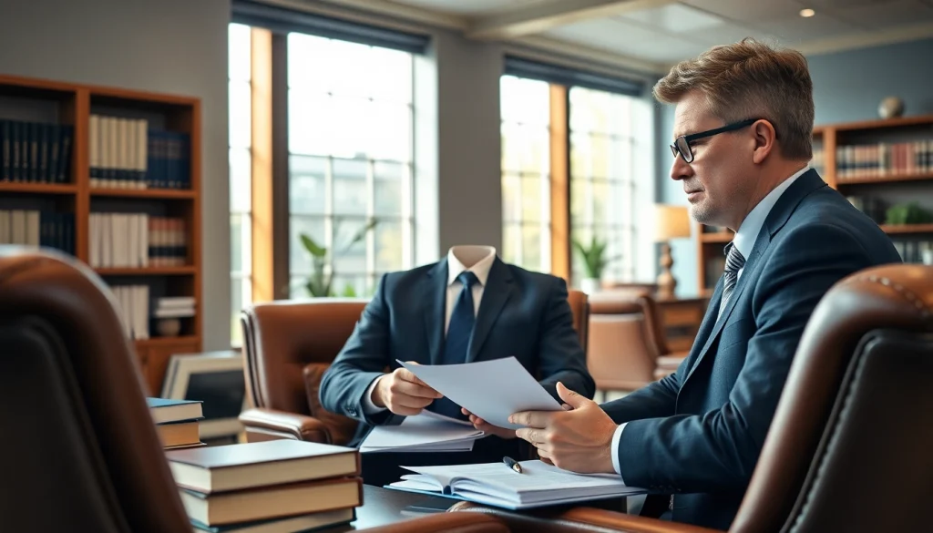 Consultation with a family law attorney at https://www.fanninglawllc.com in a professional office.