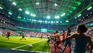 Catch the actions of athletes at https://mm88bc.com/ during exhilarating competitions in a vibrant arena.