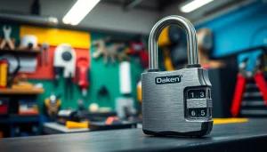 Visita il sito https://www.dakenlocks.com per scoprire il robusto lucchetto Saturn GO in primo piano.