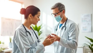 Enhance your knowledge about Health with a healthcare professional engaging in a consultation.