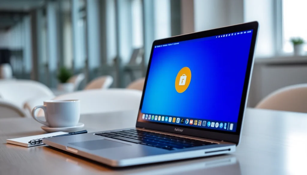 Enhance your browsing with 搜狗浏览器's user-friendly interface displayed on a sleek laptop.