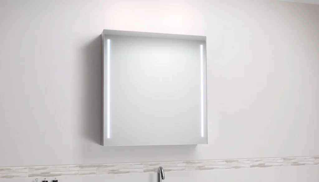 Gestalten Sie Ihr Bad mit dem eleganten sonni Spiegelschrank mit Beleuchtung und Steckdose.