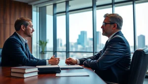 Engage with professional legal services through https://www.lalitlaw.com in a modern consultation setting.