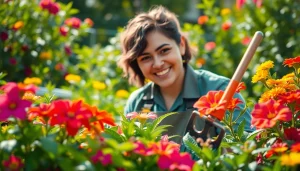 Volledige begeleiding van tuinonderhoud met https://detuinassistent.nl in een bloeiende tuin.