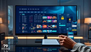 79king trusted online betting platform dashboard with live odds and app interface