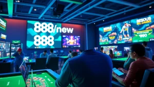 Experience the thrill of gaming with 888new's user-friendly interface and exciting promotions.