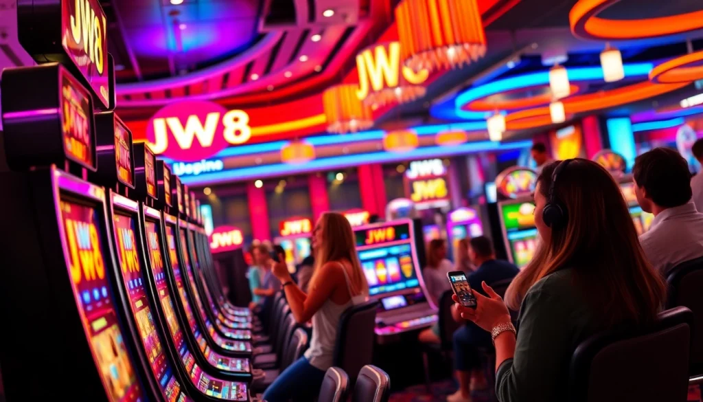 เล่นคาสิโนออนไลน์ JW8 พร้อมเครื่องสล็อตที่น่าตื่นตาตื่นใจและผู้เล่นที่มีความสุข