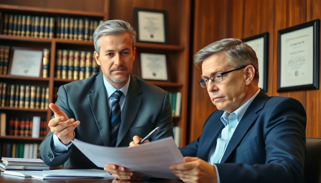 Engaging attorney-client consultation at https://www.shiverhamilton.com emphasizing professional legal support.