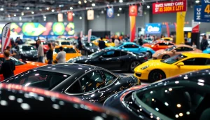 Experience the vibrant Auto Cars Show with diverse vehicles and engaging attendees.