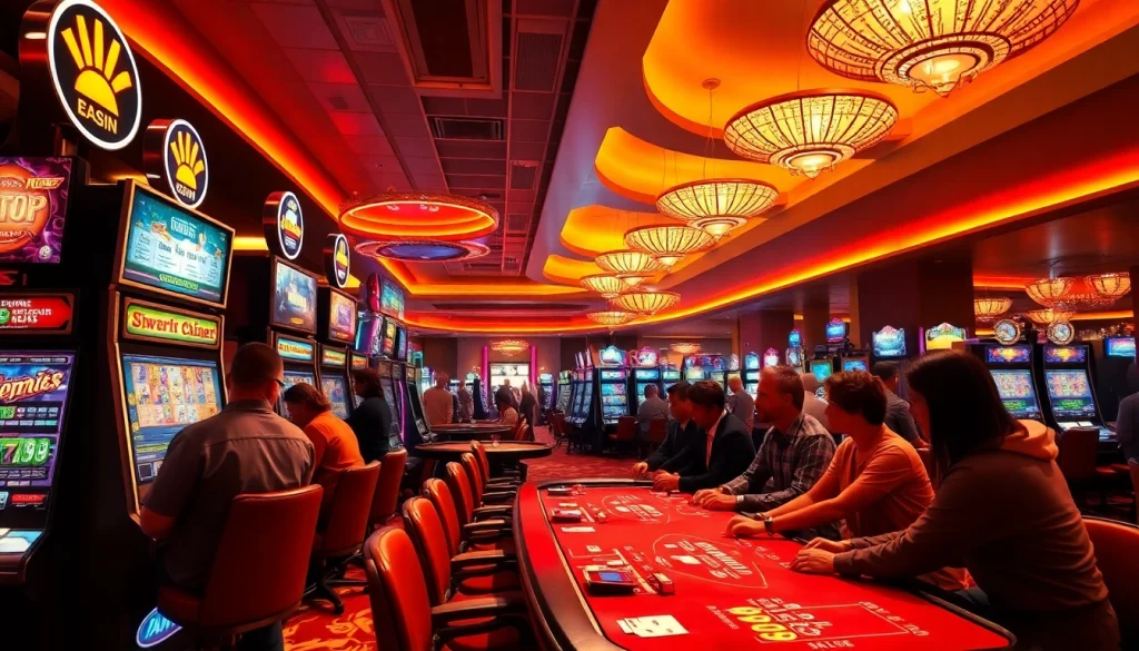 คาสิโน ที่เต็มไปด้วยความตื่นเต้นจากผู้เล่น การเล่นเกมและสล็อตแมชชีน.