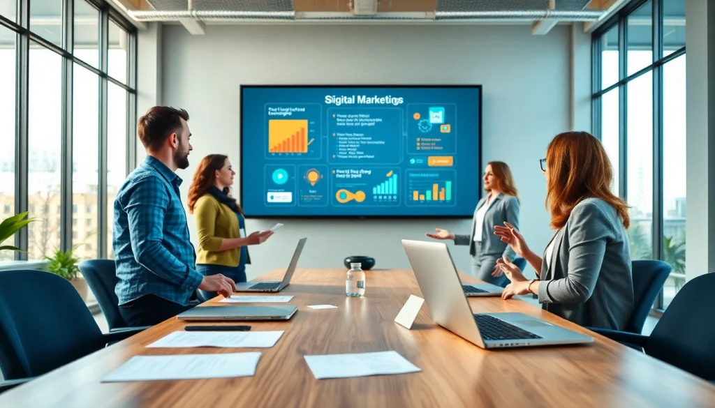 Enhance your marketing strategies with insights from https://boost-social-media.com in a collaborative office environment.