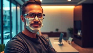 Cirujano plástico examinando un paciente en su consultorio, ofreciendo asesoría experta.